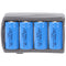 CR123 charger including 4x CR123A Li-ion batteries, four-way charger CR123 (not suitable for surveil