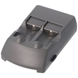 Charging cradle suitable for 2x CR123A and CR2 batteries, as an extension for our charger R2CR5-2