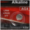 Branded button cell AG 4 battery corresponds to V 377 button cell and LR626 batteries, 1.5V typicall