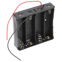Battery holder for 4x 18650 cells with connector (4S1P)