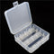 Storage box D1 for 4x 18650 or 2x 26650 Li-ion batteries max. 65.5mm, not suitable for protected 186