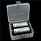 Storage box D1 for 4x 18650 or 2x 26650 Li-ion batteries max. 65.5mm, not suitable for protected 186
