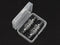 Plastic box Keeppower D2 for 2x 18500 or 2x 18350 transparent, note dimensions