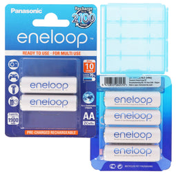 Battery suitable for ABUS Secvest FU8000 wireless alarm center, 6x Mignon batteries and AccuSafe AA