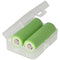 Plastic box Soshine for 2x 18500 or 3x 16340 transparent