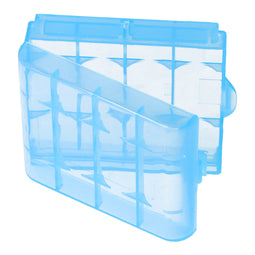 Universal AccuCell AccuSafe, AkkuBox storage box blue for AA / AA