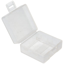 Soshine battery storage box for 2x 18350 batteries transparent