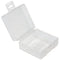 Soshine battery storage box for 2x 18350 batteries transparent