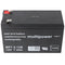 Multipower MP7-12B 12V 7Ah 6.3mm Faston lead battery AGM lead gel battery