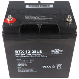 Wing BTX12-28LS 12V 28Ah high rate high-current capable lead battery AGM lead gel battery