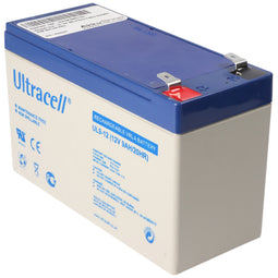 Ultracell UL9-12 12V 9Ah 6.3mm Faston lead battery AGM lead gel battery