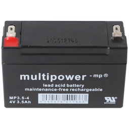 Multipower MP3.5-4 4V 3.5Ah lead battery AGM lead gel battery