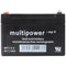 Multipower MP3.5-4 4V 3.5Ah lead battery AGM lead gel battery