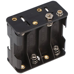 Battery holder for 8x Mignon with push button