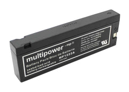 Multipower MP1222A 12V 2.2Ah replaces LC-SA122R3BG lead battery AGM lead gel battery