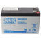 SSB SBH300-12 12V 9Ah lead battery AGM lead gel battery, with Faston 6.3mm, ideal for high current a