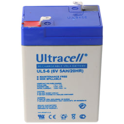 Ultracell UL5-6 6V 5Ah lead battery AGM lead gel battery
