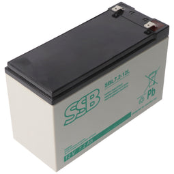 SSB SBL7.2-12L 12V 7.2Ah 6.3mm Faston lead battery AGM lead gel battery