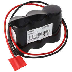 Emergency light battery NiCd 3.6V 2500mAh F1x3 Baby C with 200mm cable on one side replaces 3.6 V ba