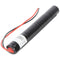 Emergency light battery NiCd 4.8V 1800mAh L1x4 Sub-C with 200mm cable on one side suitable for 4.8 V