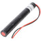 Emergency light battery NiCd 4.8V 1800mAh L1x4 Sub-C with 200mm cable on one side suitable for 4.8 V
