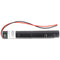 Emergency light battery NiCd 4.8V 1800mAh L1x4 Sub-C with 200mm cable on one side suitable for 4.8 V