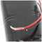 Emergency light battery NiCd 4.8V 4500mAh L2x2 Mono D with 200mm cable on one side