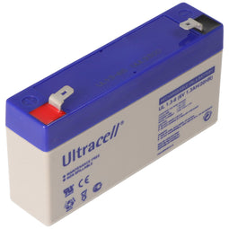 Ultracell UL1.3-6 6V 1.3Ah lead battery AGM lead gel battery