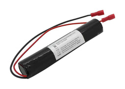 Emergency light battery NiMH 3.6V 3500mAh L1x3 Sub-C with 200mm cable and 4.8mm Faston sockets repla