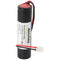 Emergency light battery NiCd 2.4V 1800mAh L1x2 Sub-C with 200mm cable and CGM2 connector replaces El