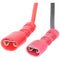 Emergency light battery NiCd 4.8V 860mAh L2x2 Mignon AA with 150mm cable and Faston sockets -4.8mm /