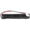 Emergency light battery NiCd 3.6V 1800mAh L1x3 Sub-C with 200mm cable on one side and plug