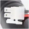Emergency light battery NiCd 3.6V 1800mAh L1x3 Sub-C with 200mm cable on one side and plug