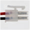 Emergency light battery NiCd 3.6V 1800mAh L1x3 Sub-C with 200mm cable on one side and plug