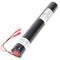Emergency light battery NiCd 4.8V 4500 mAh L1x4 Mono D with cable and Faston sockets -4.8mm / + 6.3m