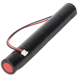 Emergency light battery NiCd 4.8V 1800mAh L1x4 Sub-C with 200mm cable on one side replaces Elubat 27