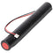 Emergency light battery NiCd 4.8V 1800mAh L1x4 Sub-C with 200mm cable on one side replaces Elubat 27