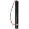 Emergency light battery NiCd 4.8V 1800mAh L1x4 Sub-C with 200mm cable on one side replaces Elubat 27