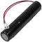 Emergency light battery NiCd 3.6V 4500mAh L1x3 Mono D with Tamiya plug replaces 3.6 V battery