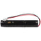 Emergency light battery NiCd 3.6V 4500mAh L1x3 Mono D with Tamiya plug replaces 3.6 V battery