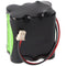 Emergency light battery NiMH 7.2V 1500mAh F2x3 Mignon AA with Molex plug suitable for Beghelli