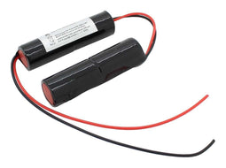 Emergency light battery NiCd 4.8V 1800mAh 2x L1x2 Sub-C with 200mm cable replaces 4.8V battery, suit