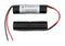 Emergency light battery NiCd 4.8V 1800mAh 2x L1x2 Sub-C with 200mm cable replaces 4.8V battery, suit