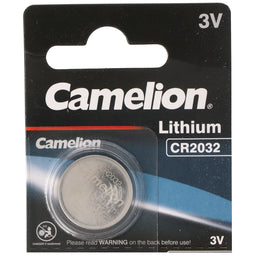 Camelion CR2032 lithium battery in a practical set of 5