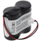 2.4 volt battery pack suitable for Esylux type AS1800 / 2.4, battery pack with cable and plug