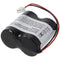 2.4 volt battery pack suitable for Esylux type AS1800 / 2.4, battery pack with cable and plug