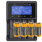 Fast charger and 4 pieces of 3.7V 760mAh Li-ion rechargeable batteries for Netgear Arlo wireless HD