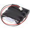 Emergency light battery NiCd 4.8V 860mAh F1x4 Mignon AA with cable and plug suitable for ESYLUX seri