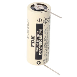 Sanyo lithium battery CR17450SE Size A, with soldering pad, new from FDK