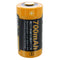 CR123 A Li-ion battery with 3.7 volts, 760mAh 2 pieces and quick charger